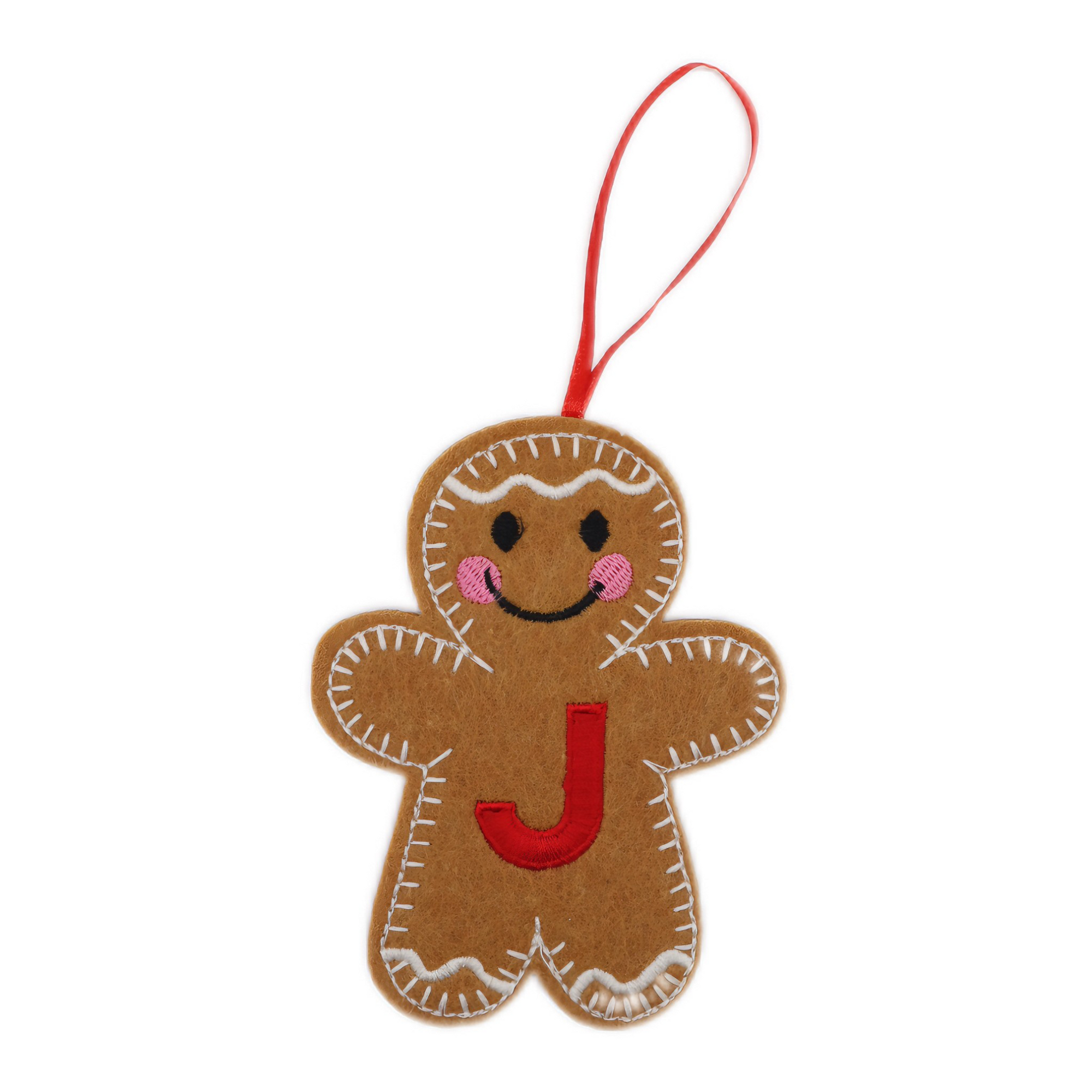 Gingerbread Letter J