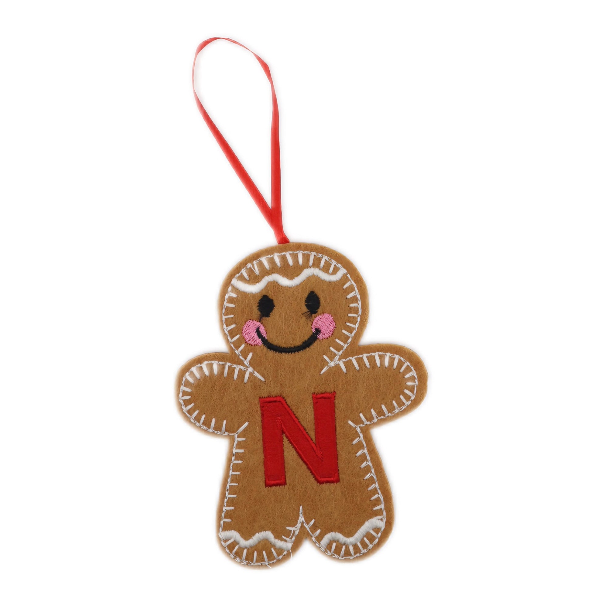 Gingerbread Letter N