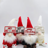 GNOME WITH SLIPPERS AND LIGHT UP SIGN
