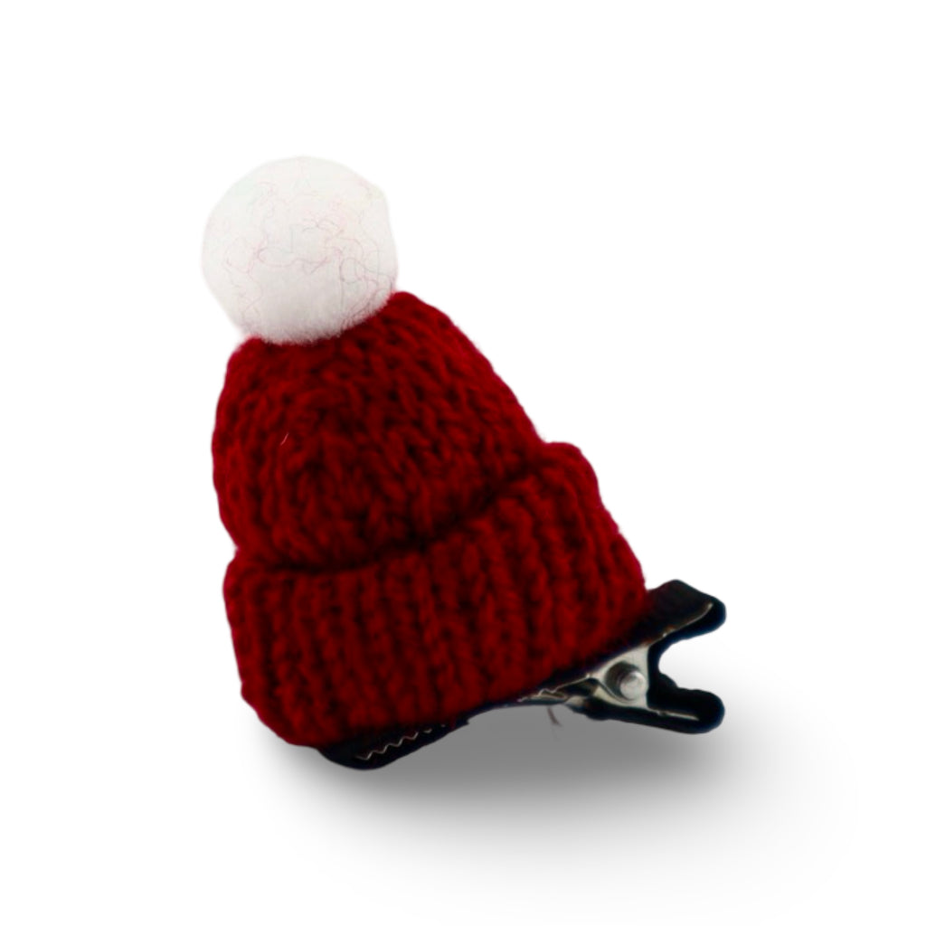 Knitted hat Hair pin