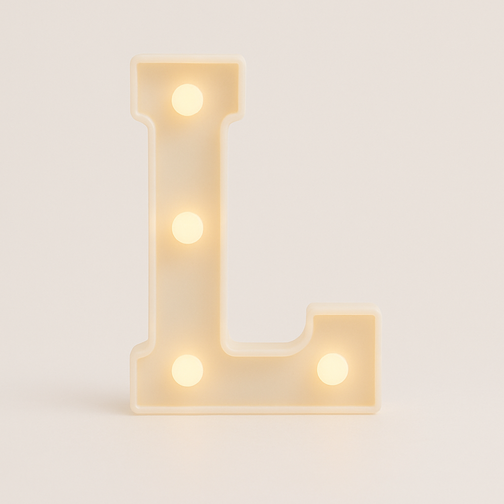 Light up Letter L