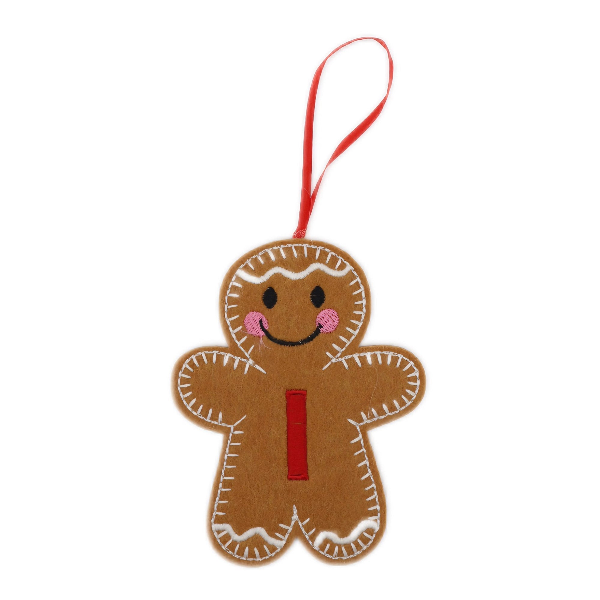 Gingerbread Letter I