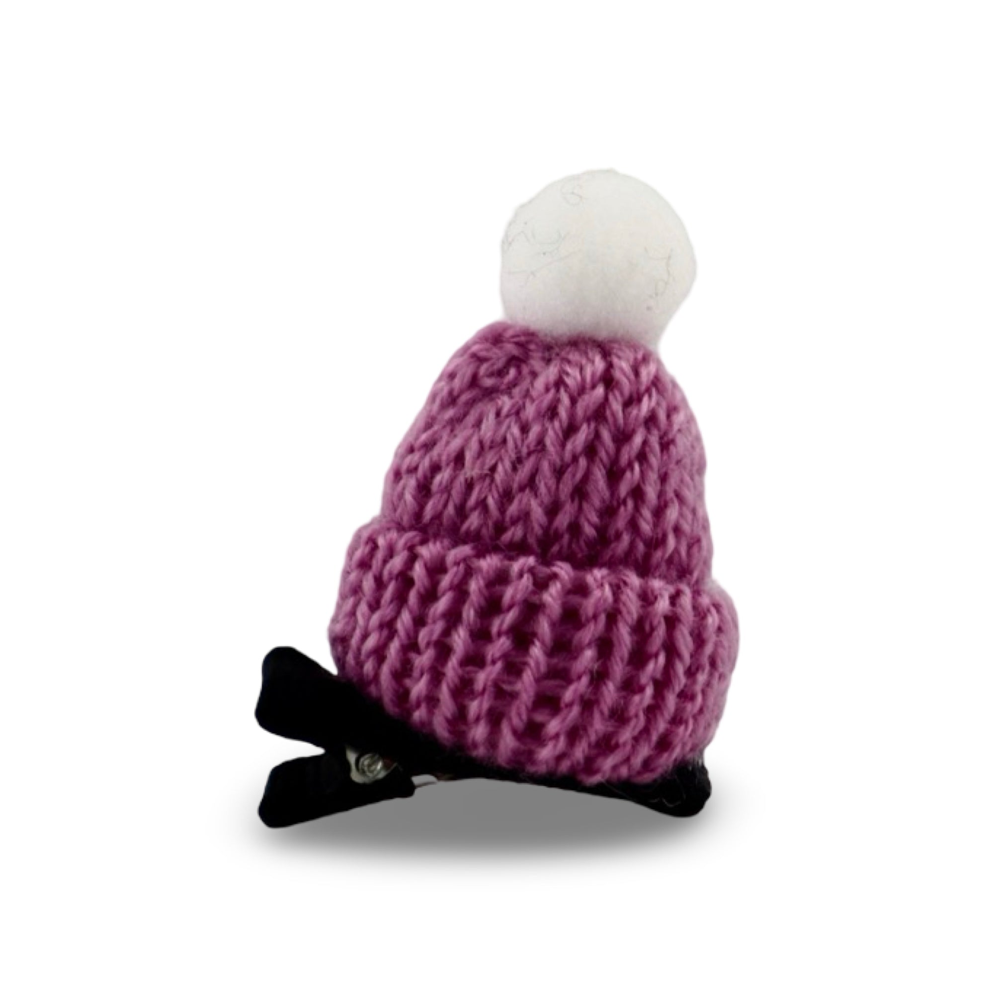 Knitted hat Hair pin