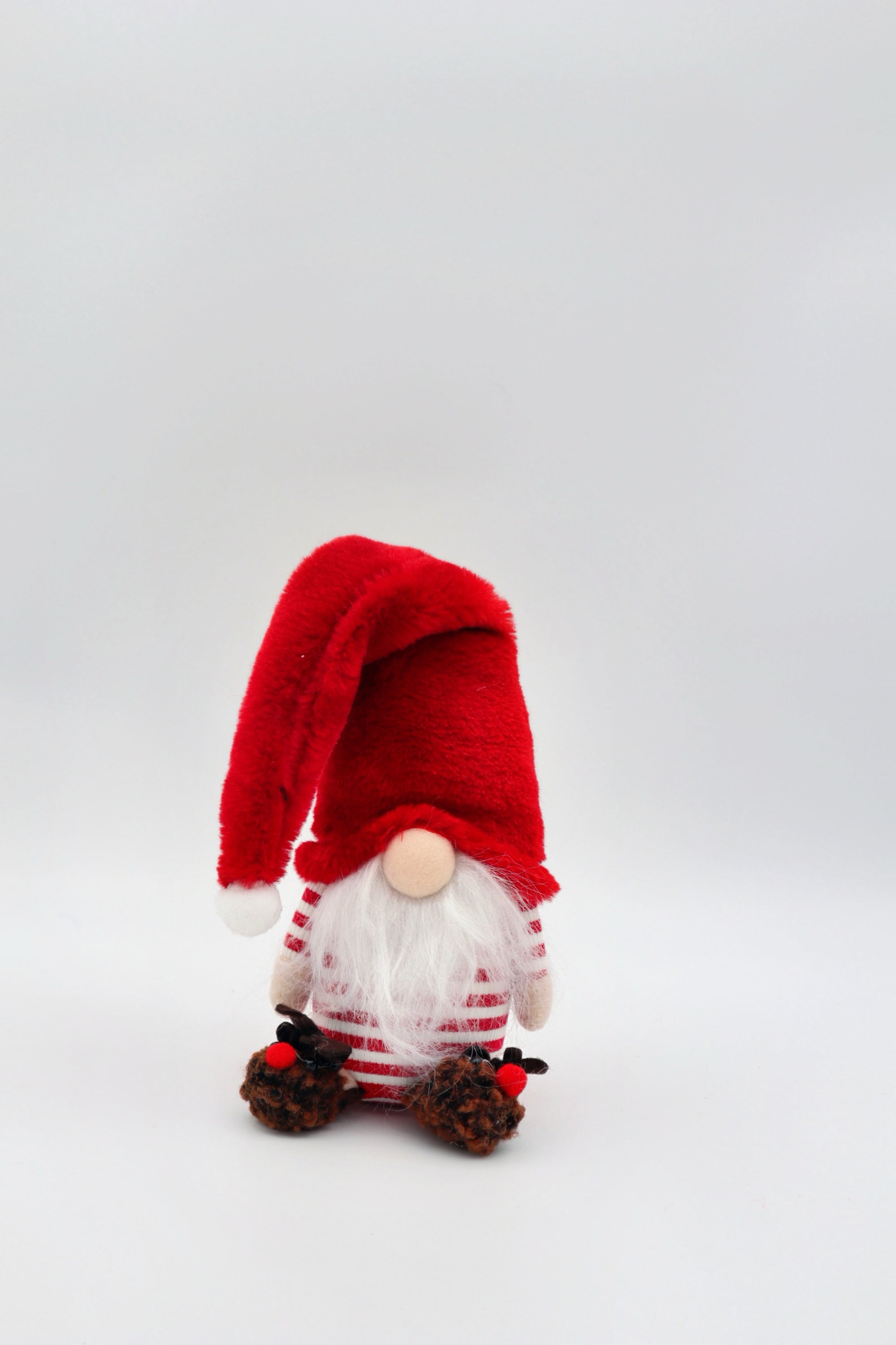 STRIPY GNOME WITH SLIPPERS