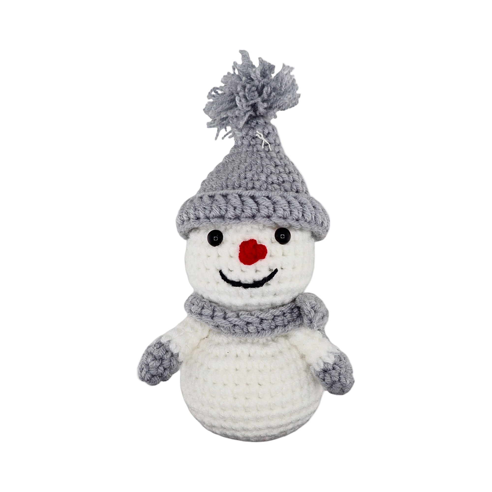 Xmas Snowman Hanging Crochet Decoration