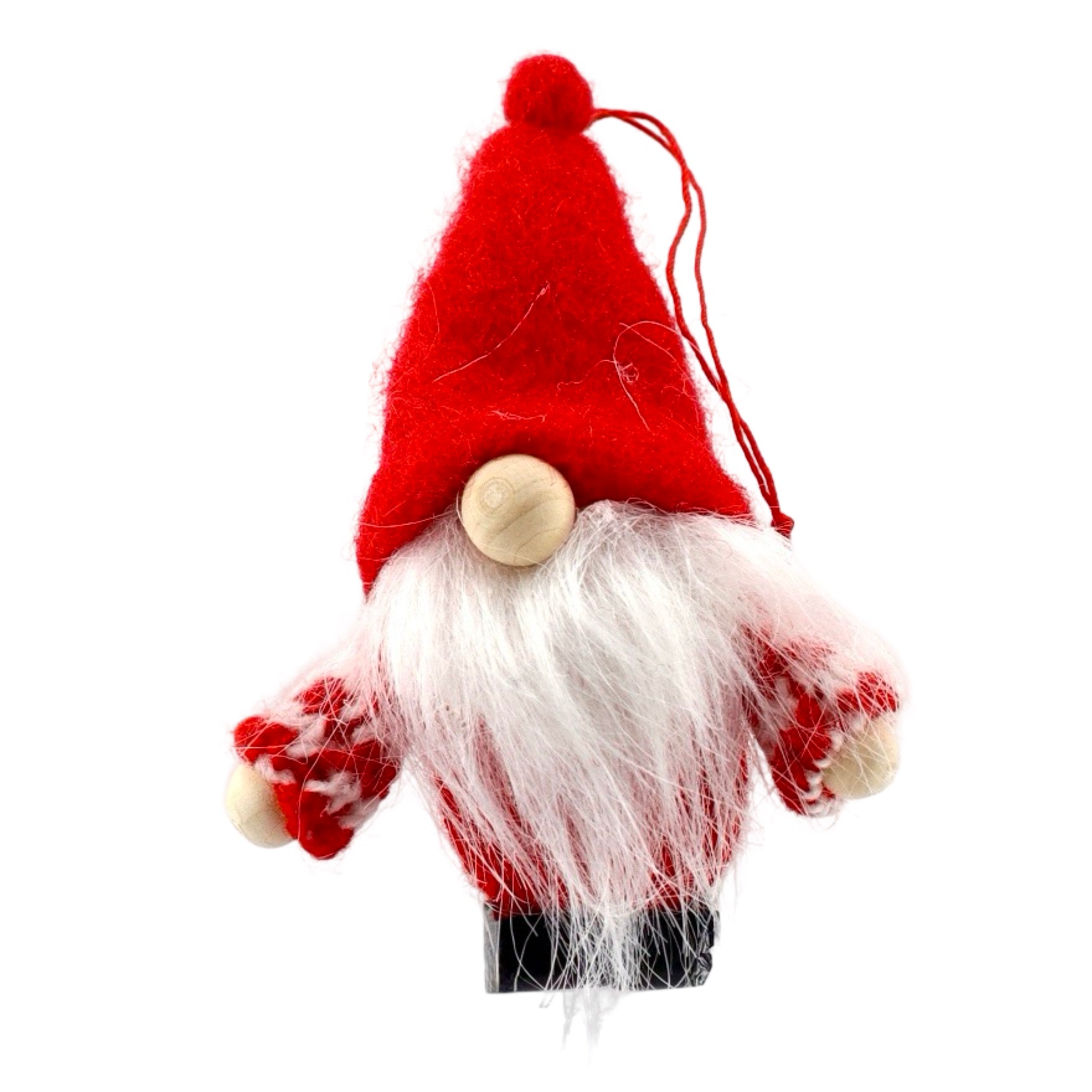 Miniature gnome with sparkly red hat