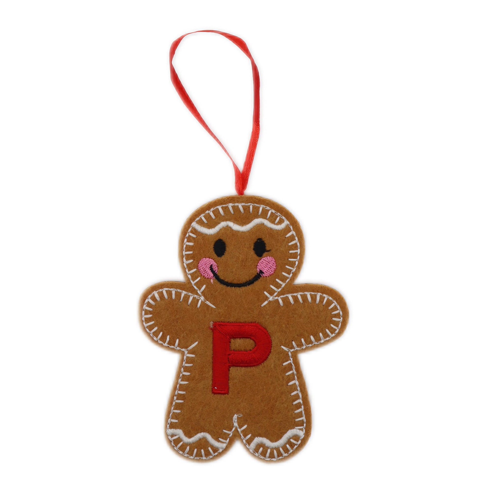 Gingerbread Letter P