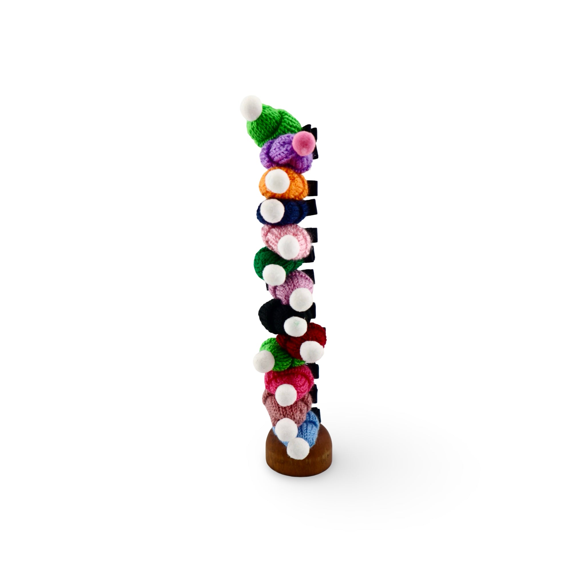 Knitted hat Hair pin