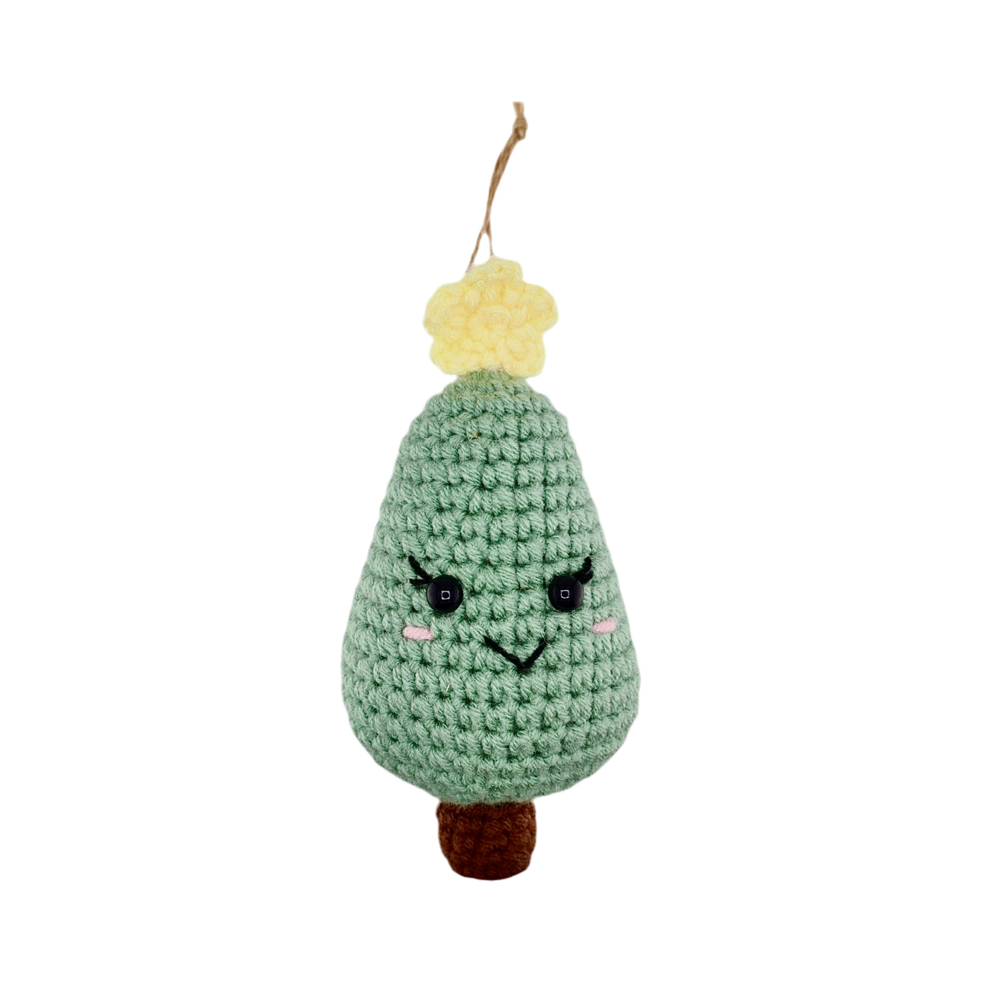 Xmas Tree Hanging Crochet Decoration