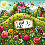 Happy Birthday Greeting Card