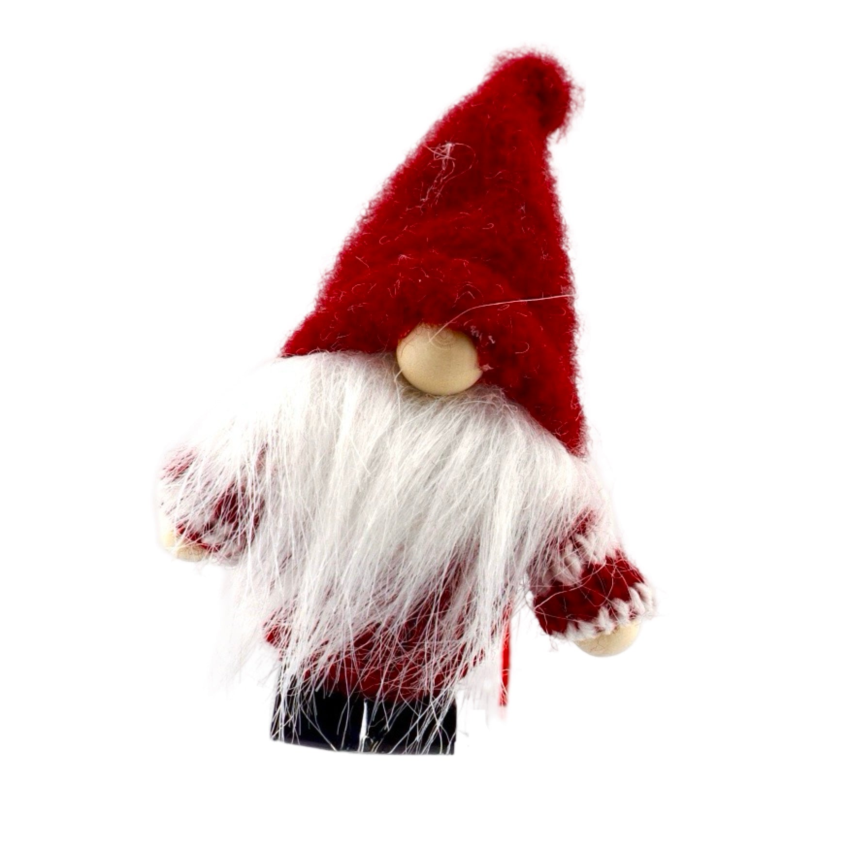 Miniature gnome with felt red hat
