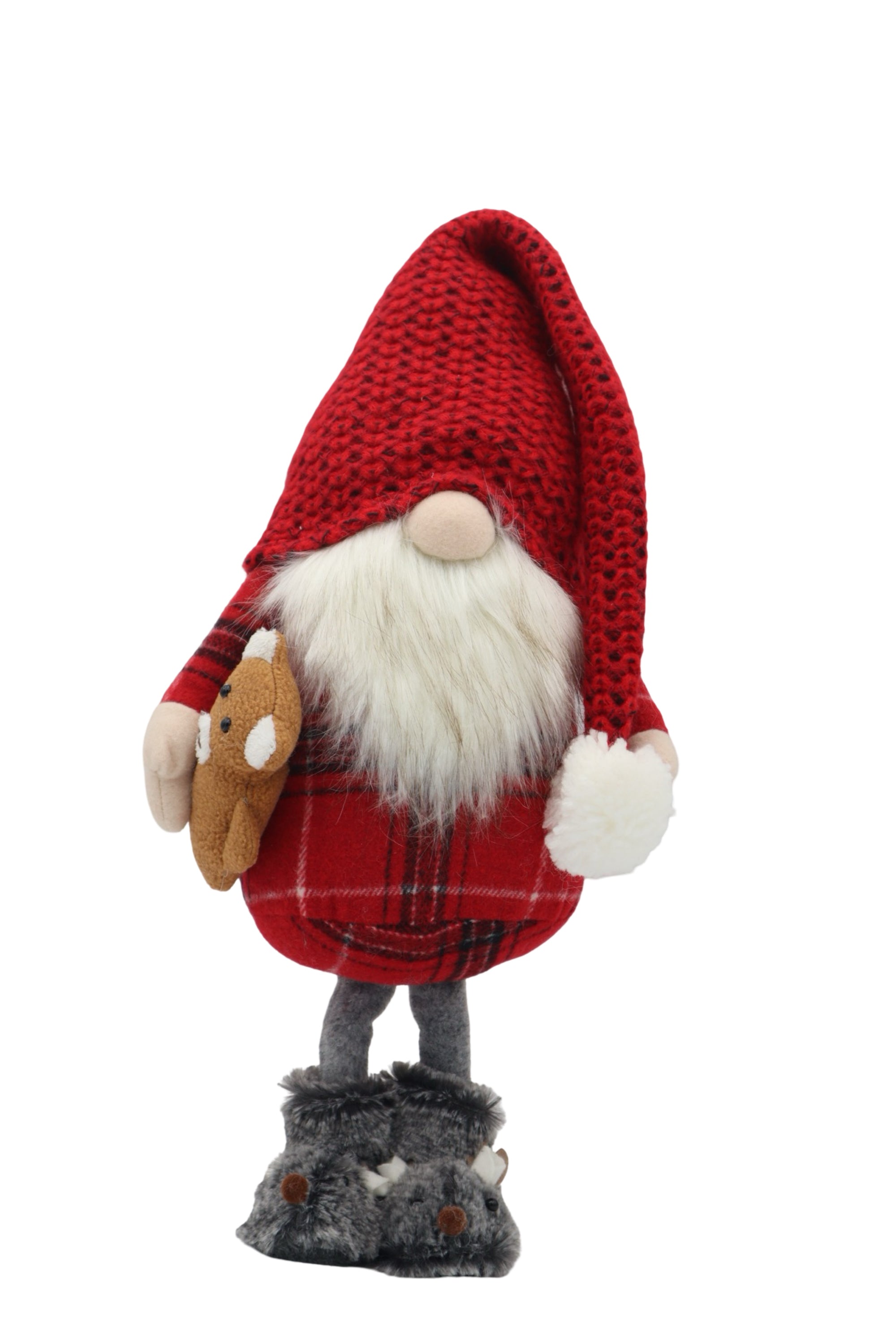STANDING GNOME WITH BEAR