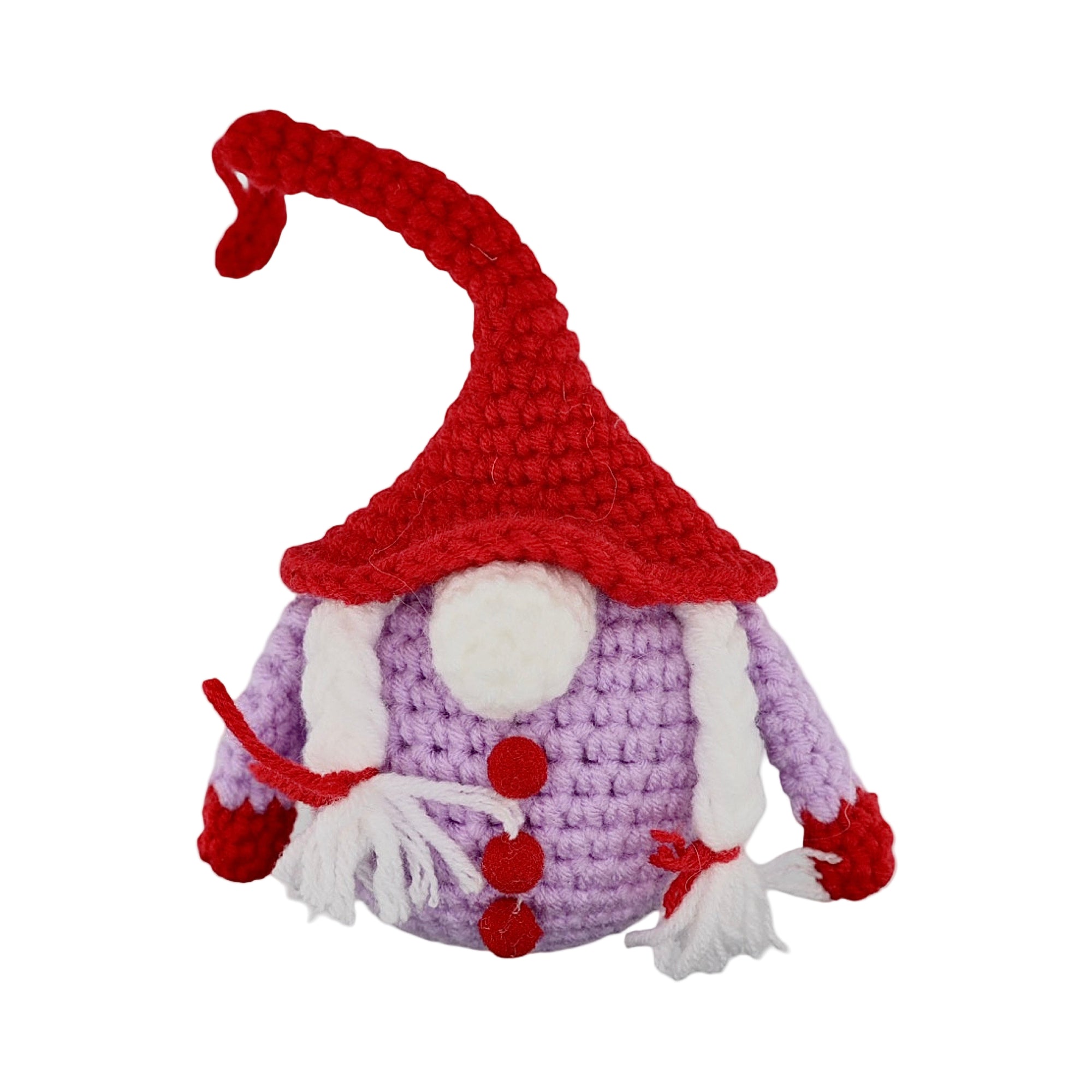 Xmas Gnome Hanging Crochet Decoration