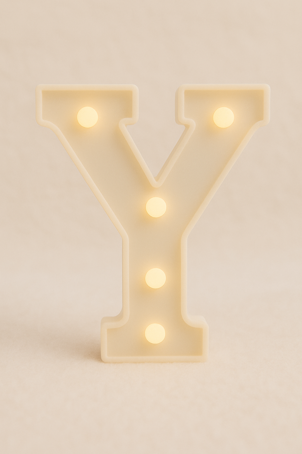 Light up Letter Y