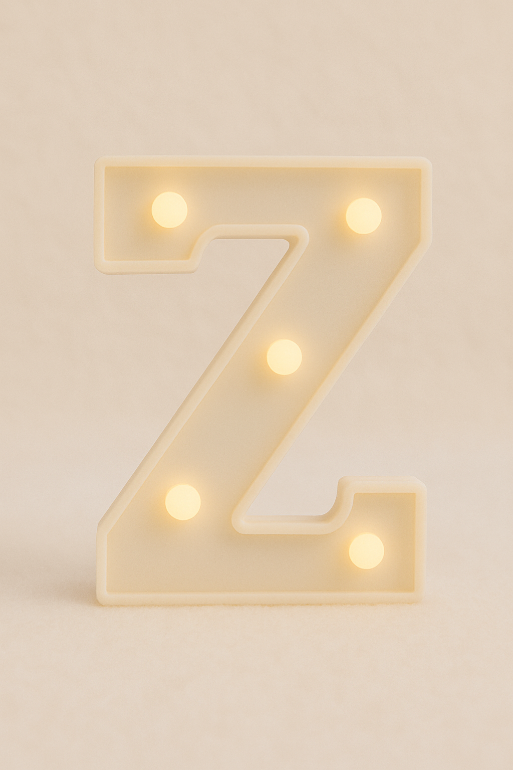 Light up Letter Z