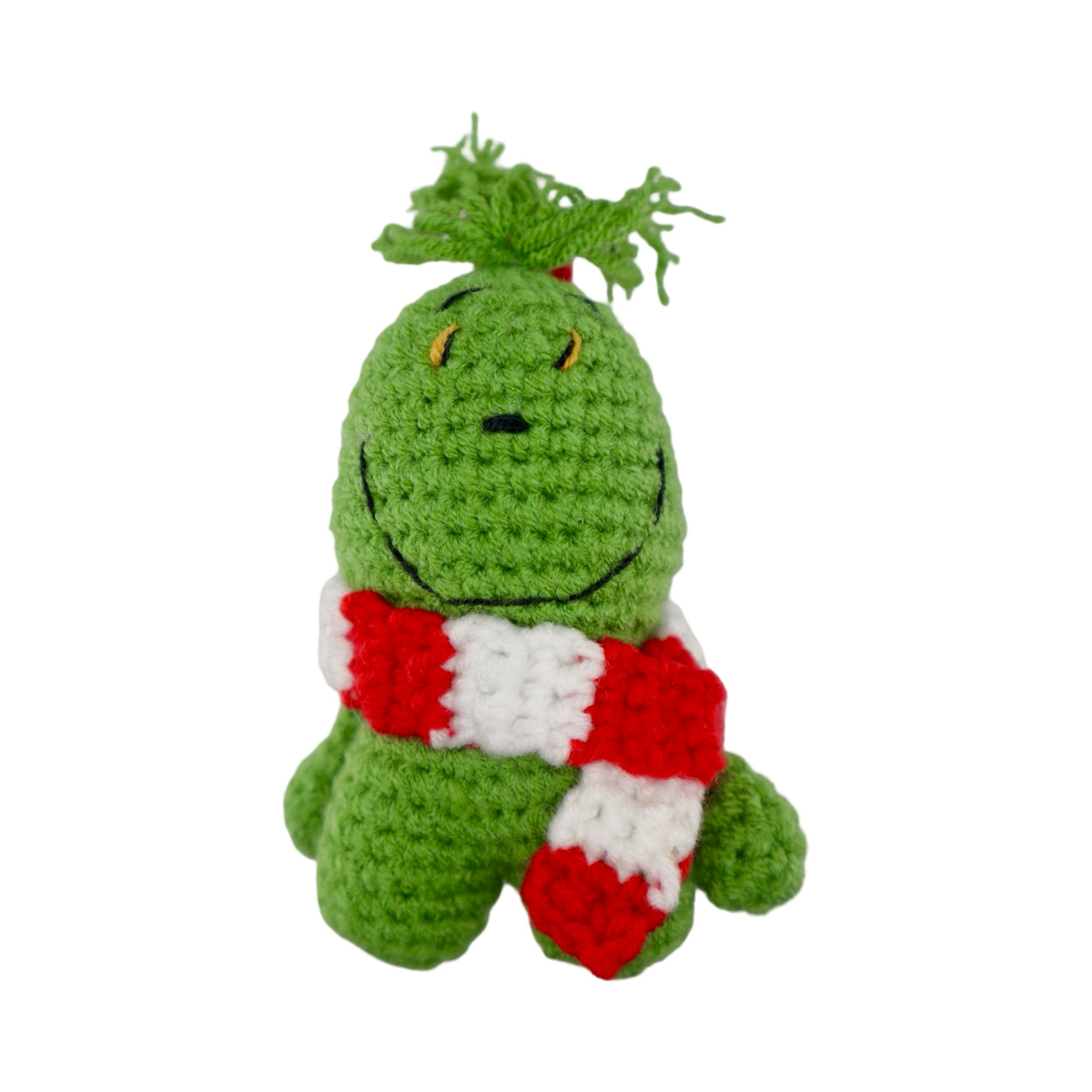 Xmas Grinch Hanging Crochet Decoration