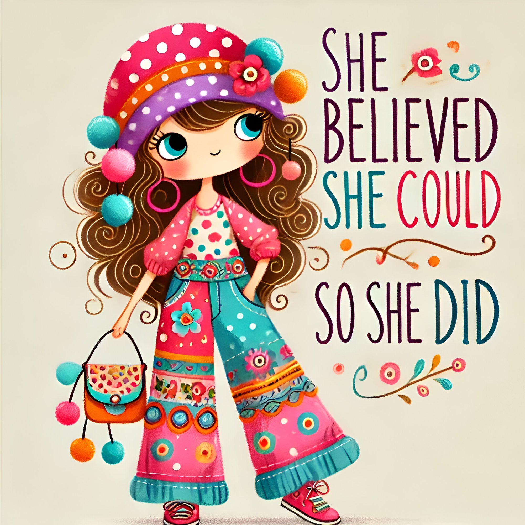 She believed she could so she did
